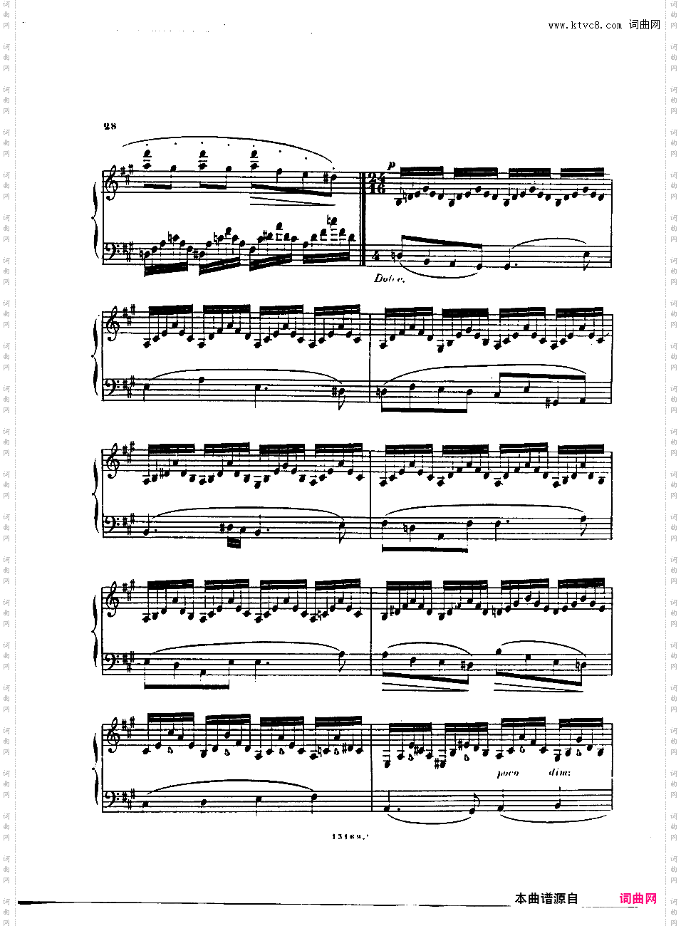 第一号迷人的歌 Premiere Recueil de Chants Op·38a