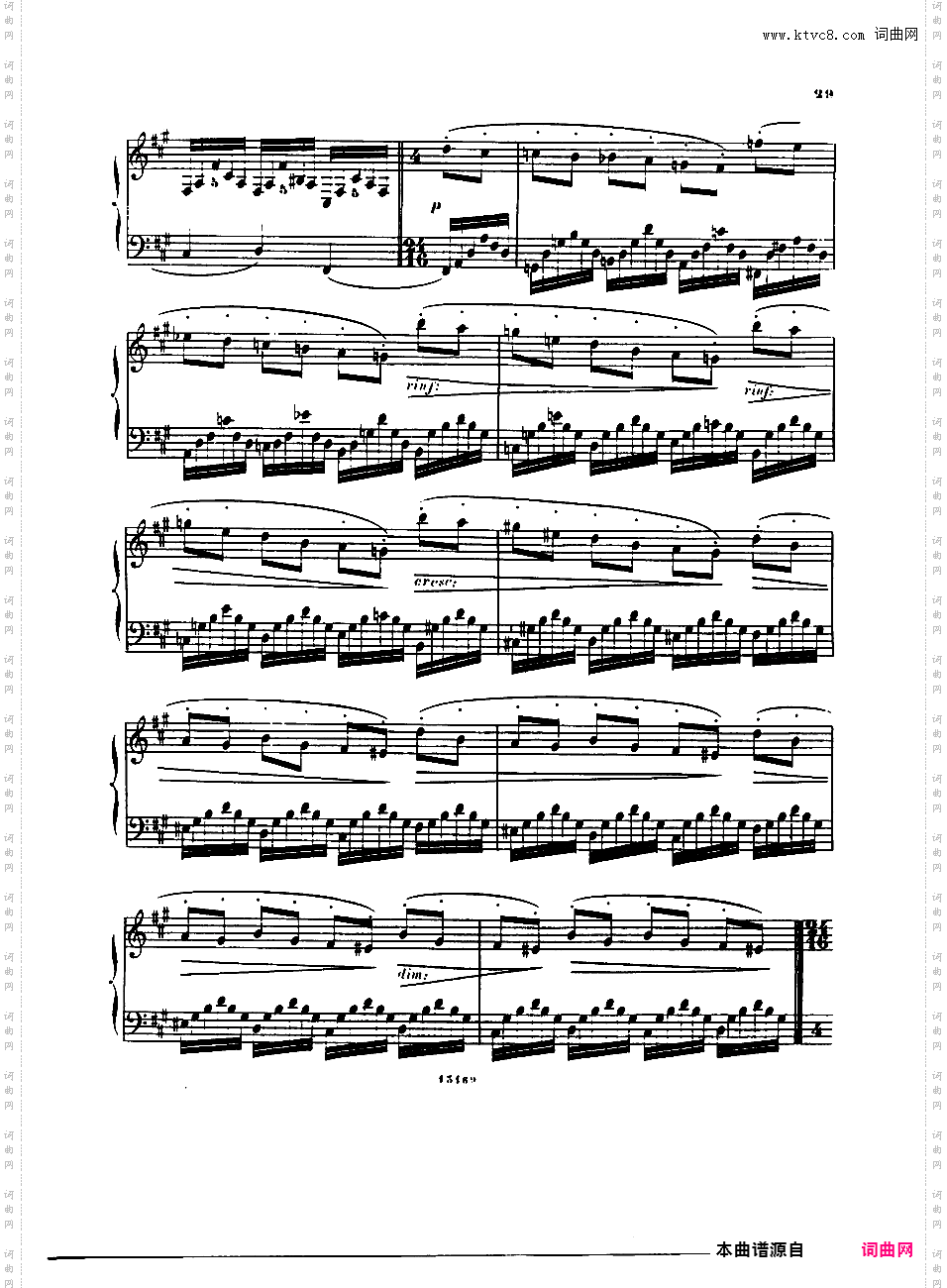 第一号迷人的歌 Premiere Recueil de Chants Op·38a