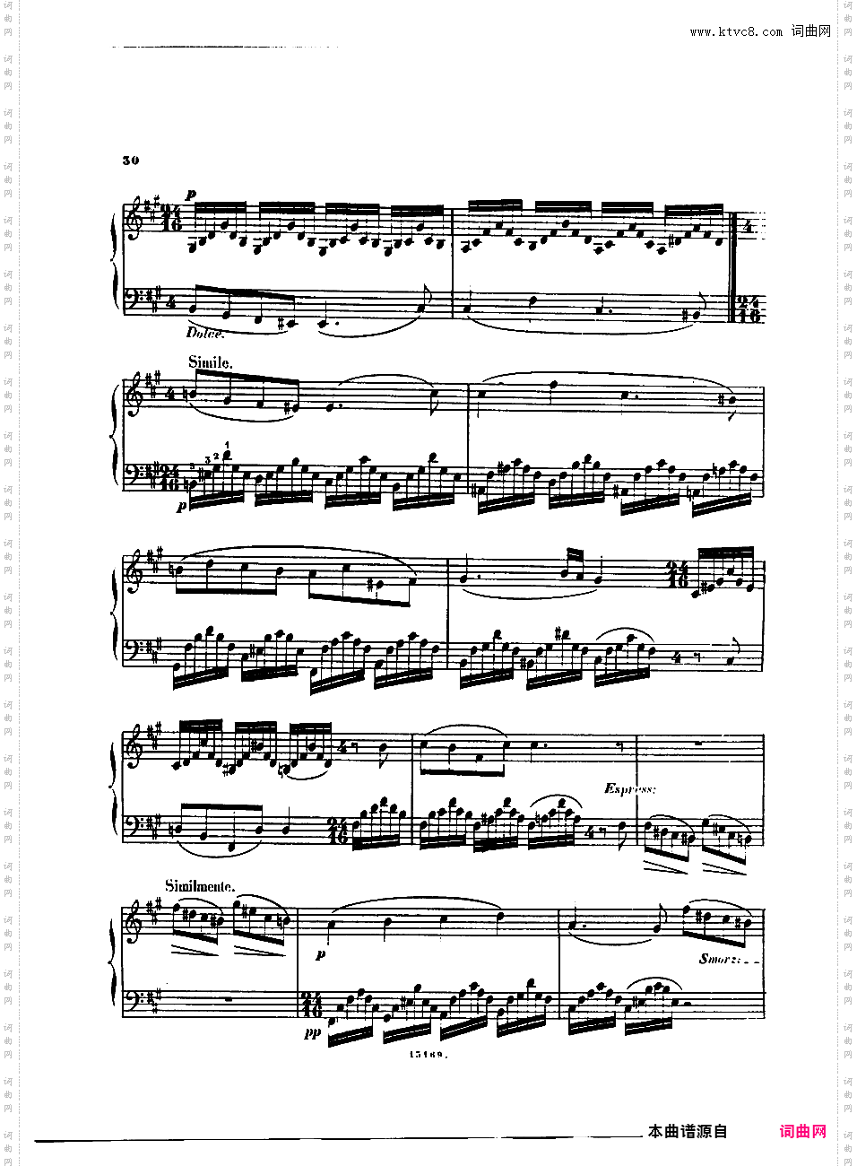 第一号迷人的歌 Premiere Recueil de Chants Op·38a