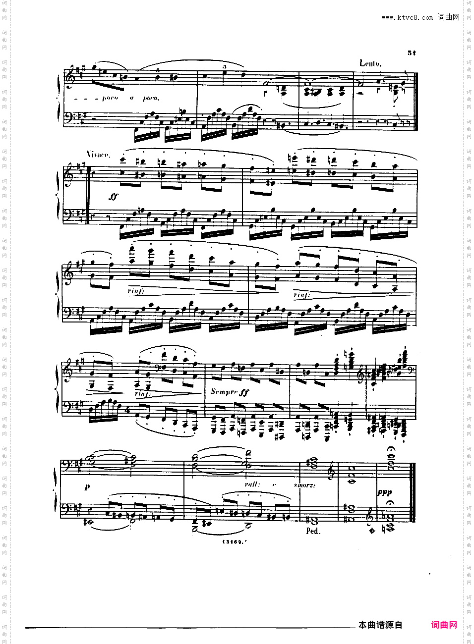 第一号迷人的歌 Premiere Recueil de Chants Op·38a