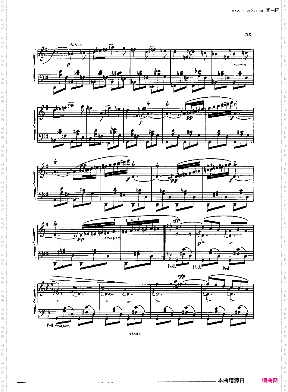 第一号迷人的歌 Premiere Recueil de Chants Op·38a