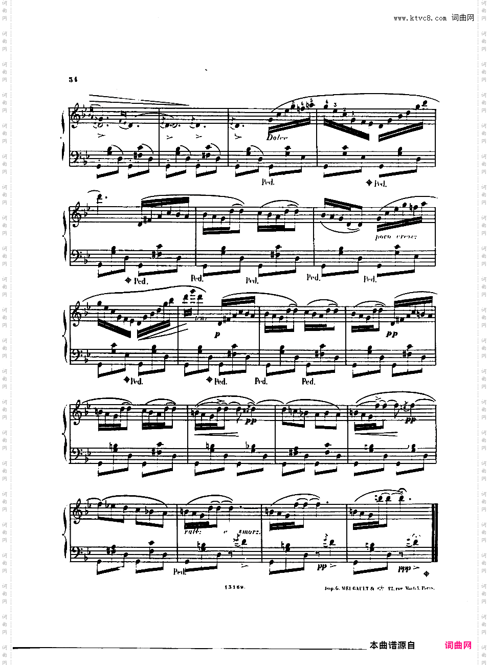 第一号迷人的歌 Premiere Recueil de Chants Op·38a