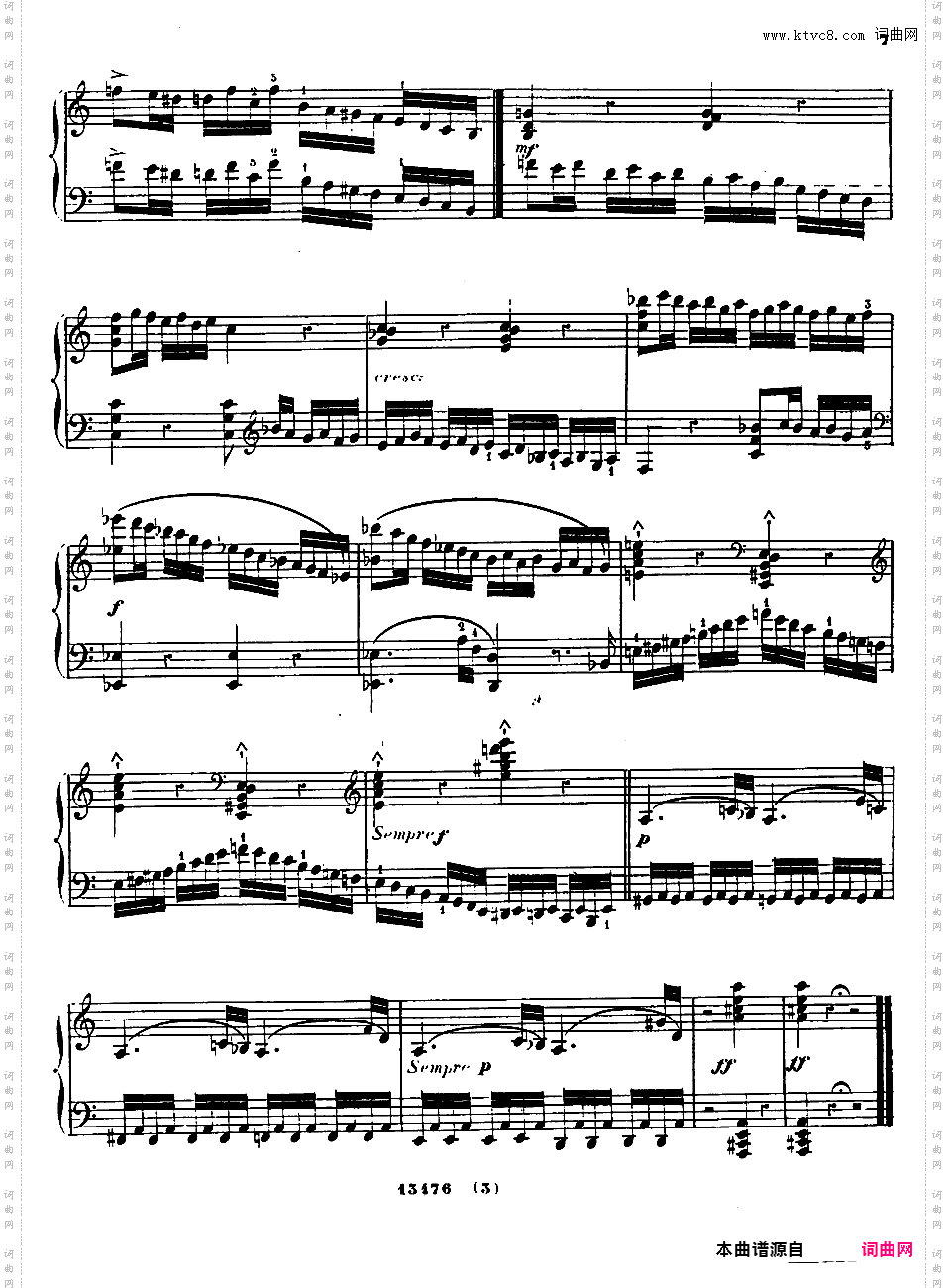 草图集 Esquisses Op·63Alkan op63n3 48 Esquisses