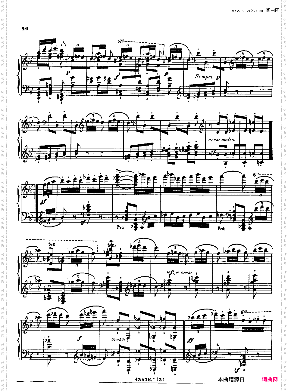 草图集 Esquisses Op·63Alkan op63n3 48 Esquisses