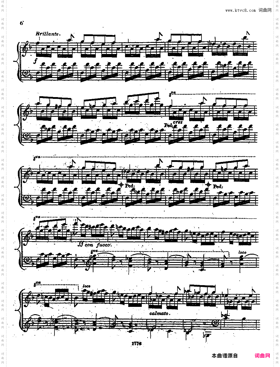 3首变奏曲 3 Variations Op·16 No·4-6Alkan op16 6 Barcarolle napolitaine