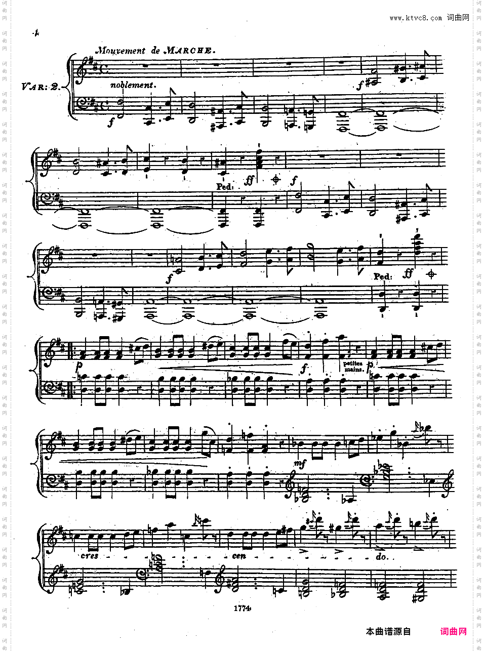 3首变奏曲 3 Variations Op·16 No·4-6Alkan op16 4 Donizetti