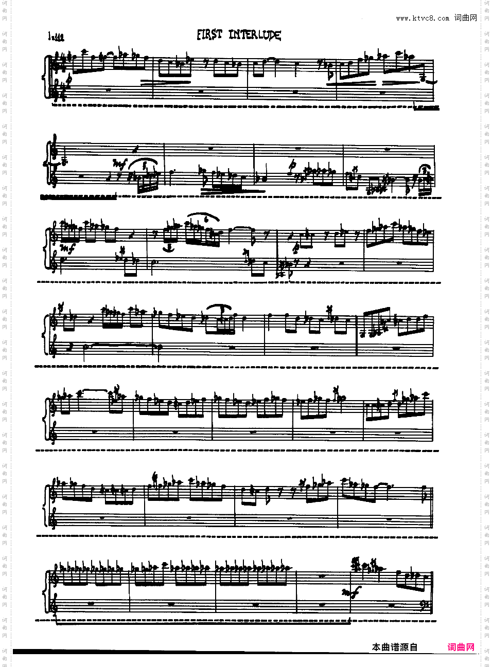 为加料钢琴而作的奏鸣曲与间奏曲 Sonatas and Interludes for Prepared Piano