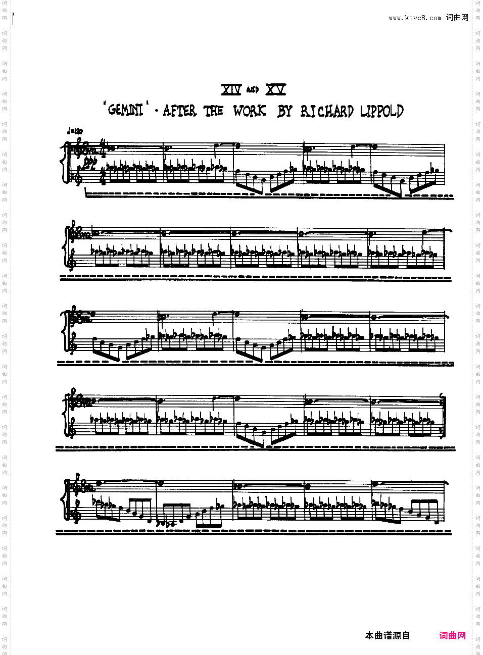 为加料钢琴而作的奏鸣曲与间奏曲 Sonatas and Interludes for Prepared Piano