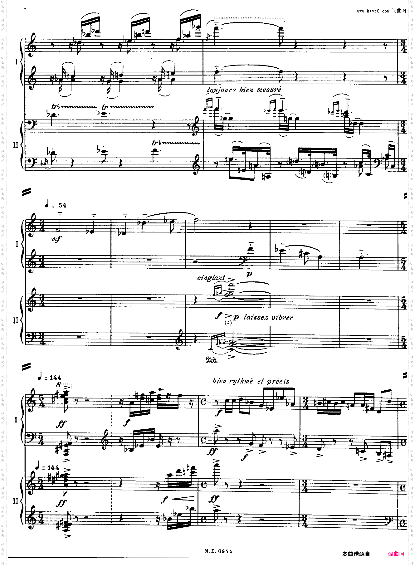 Partita for two pianos