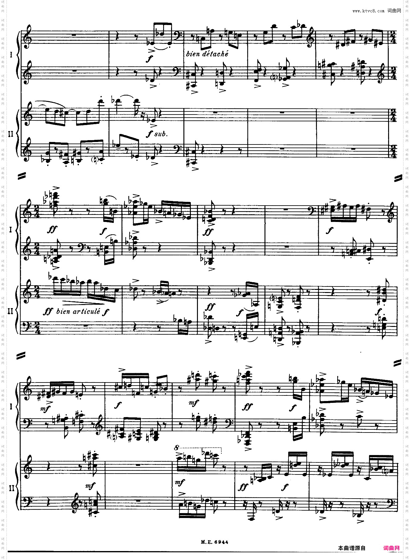 Partita for two pianos