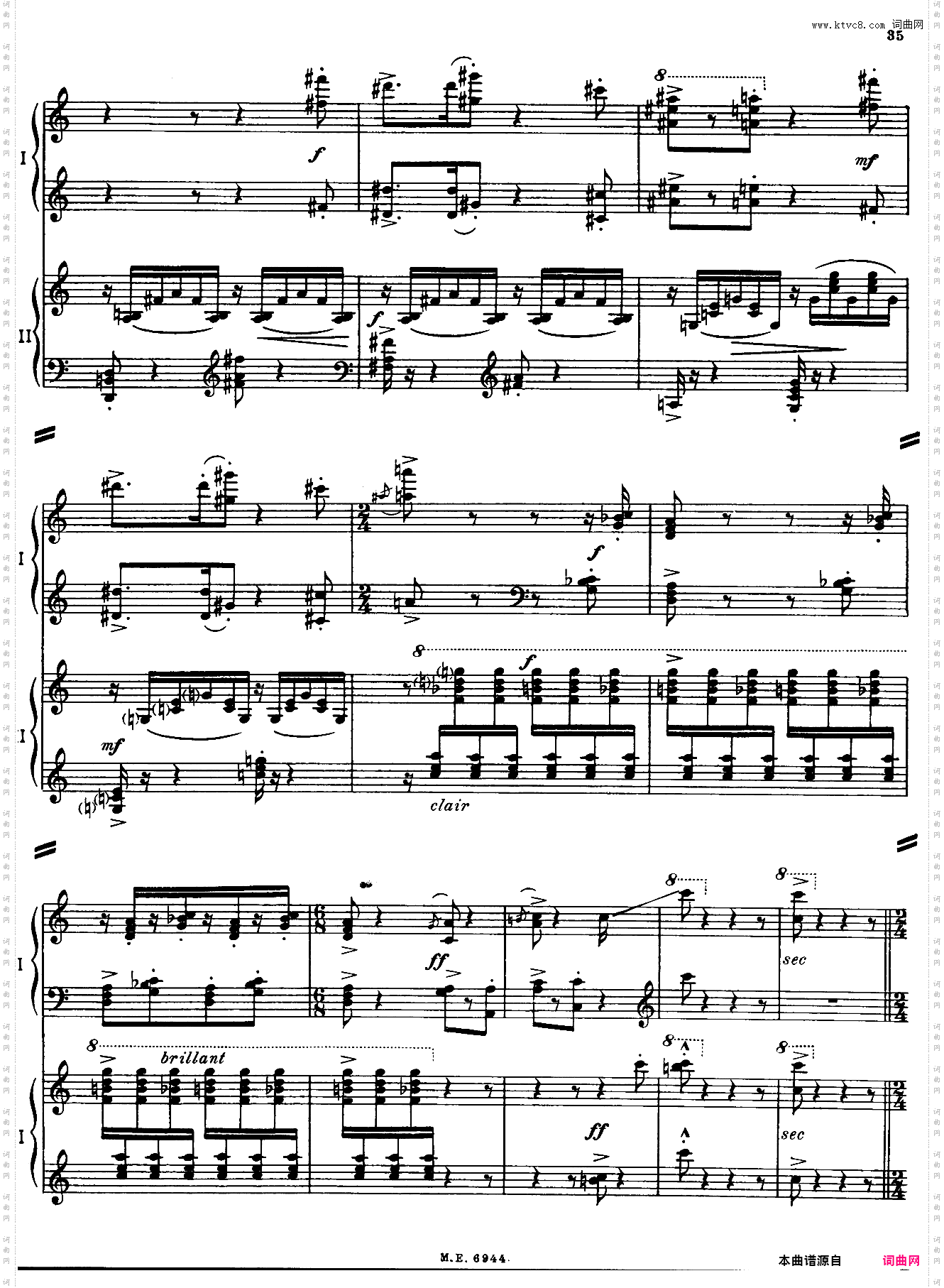Partita for two pianos