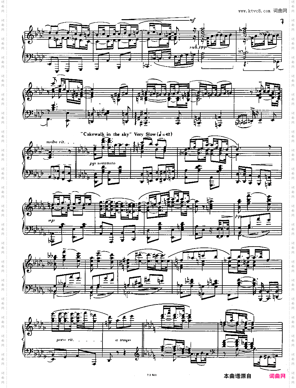 大奏鸣曲 Grand Sonata in Rag