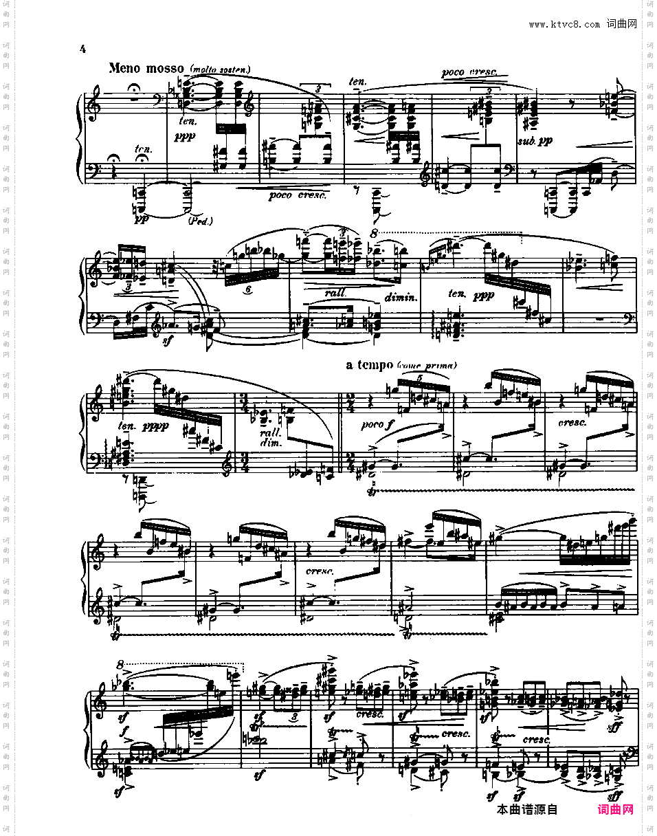 第三钢琴奏鸣曲 Piano Sonata No·3 Op·36