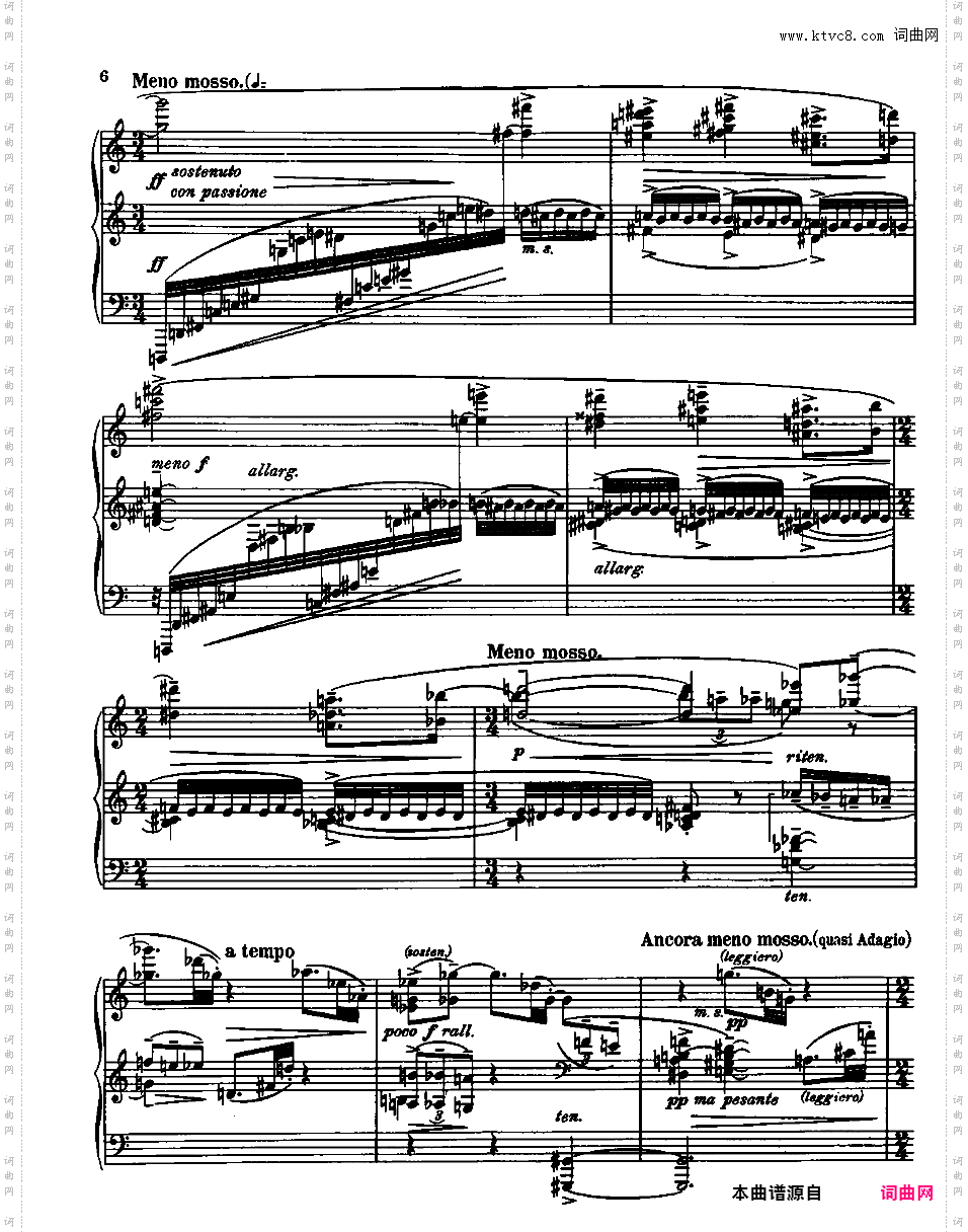 第三钢琴奏鸣曲 Piano Sonata No·3 Op·36