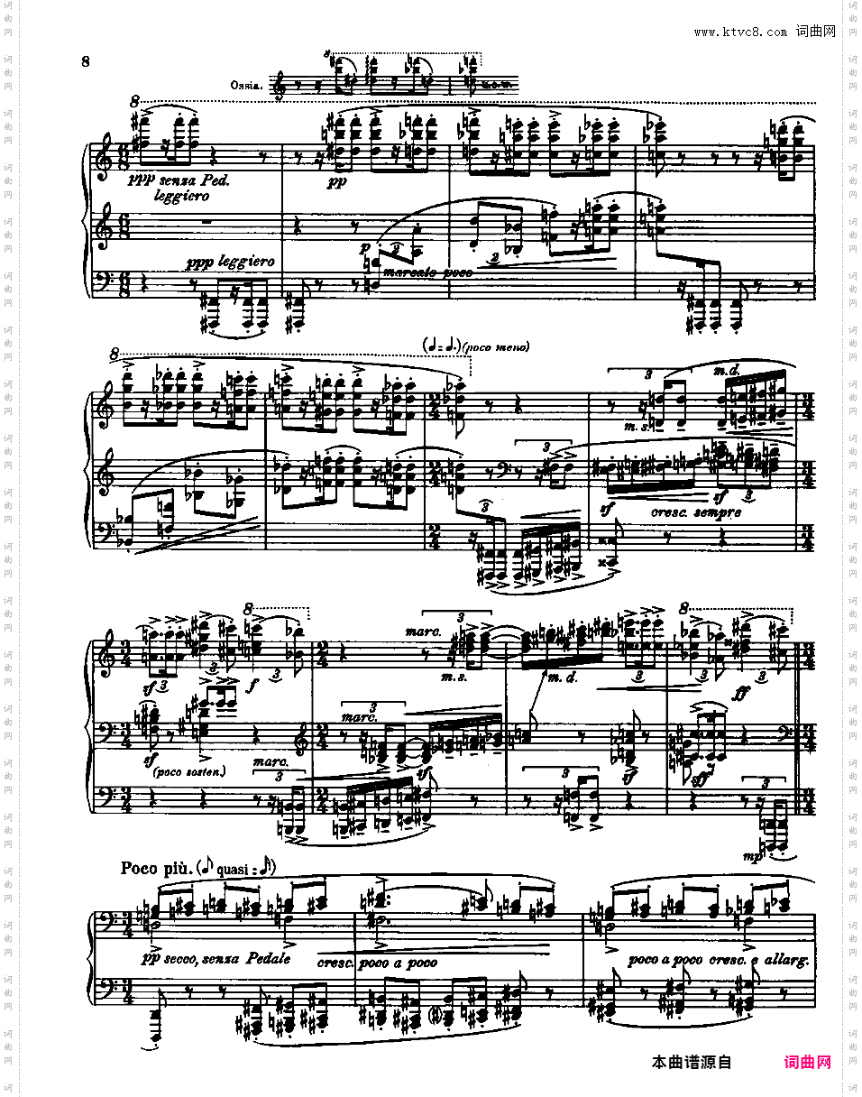 第三钢琴奏鸣曲 Piano Sonata No·3 Op·36