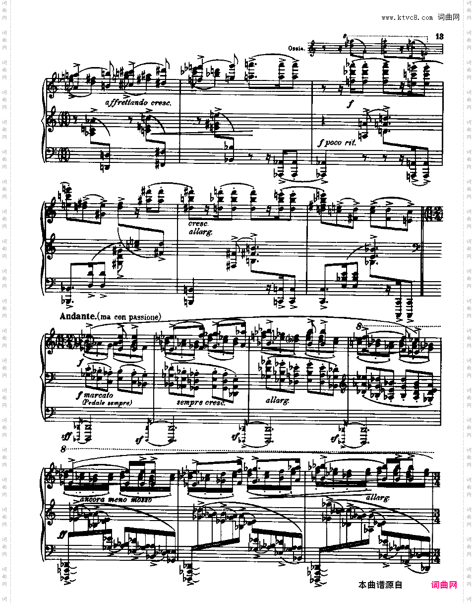 第三钢琴奏鸣曲 Piano Sonata No·3 Op·36
