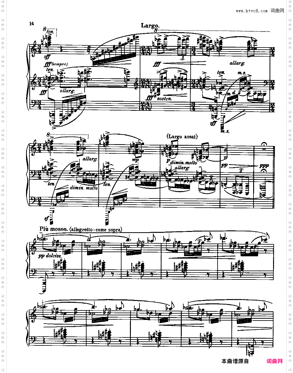 第三钢琴奏鸣曲 Piano Sonata No·3 Op·36