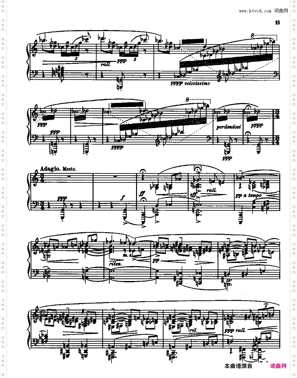 第三钢琴奏鸣曲 Piano Sonata No·3 Op·36