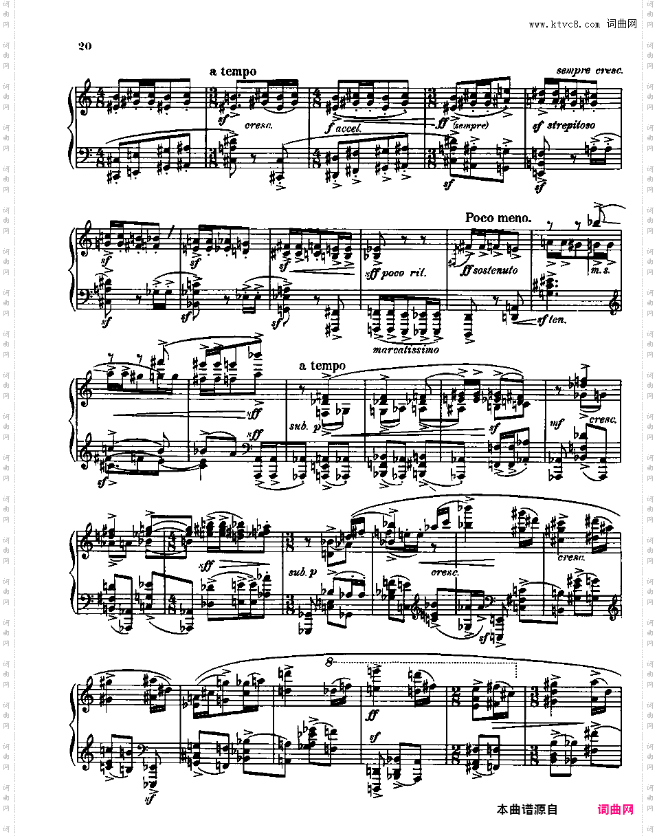 第三钢琴奏鸣曲 Piano Sonata No·3 Op·36