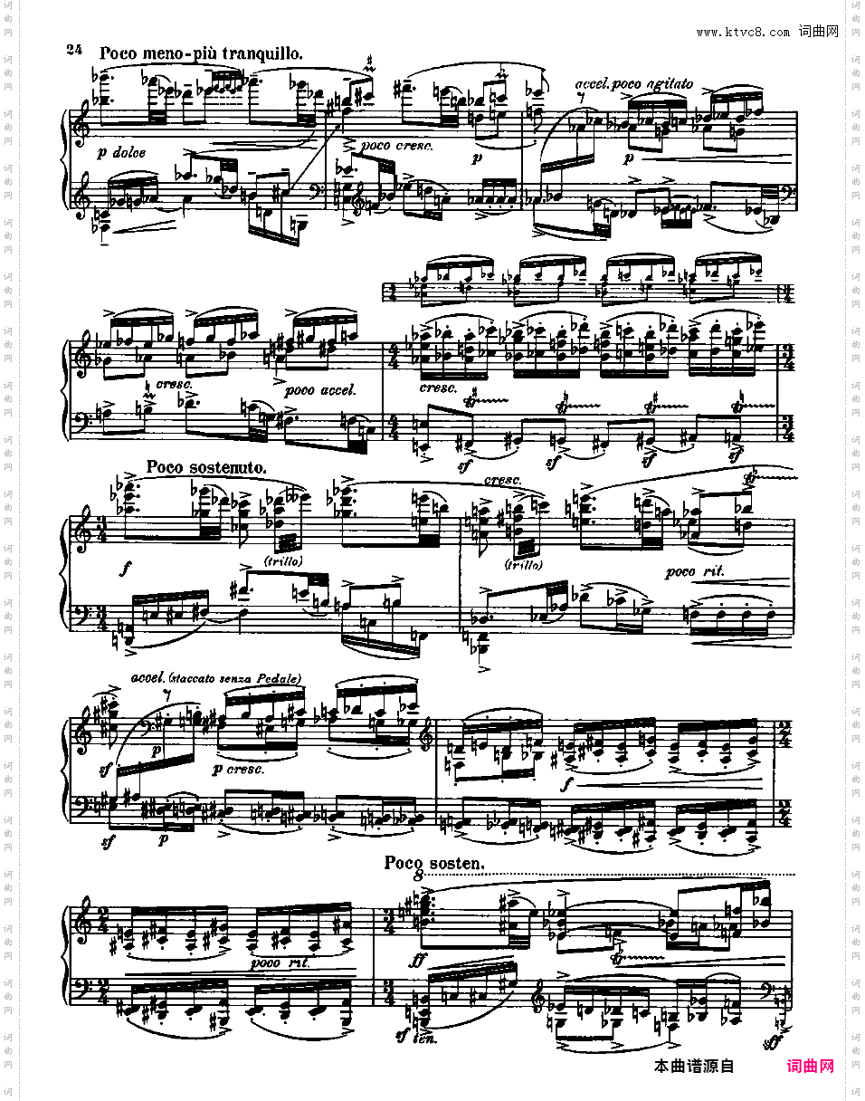 第三钢琴奏鸣曲 Piano Sonata No·3 Op·36