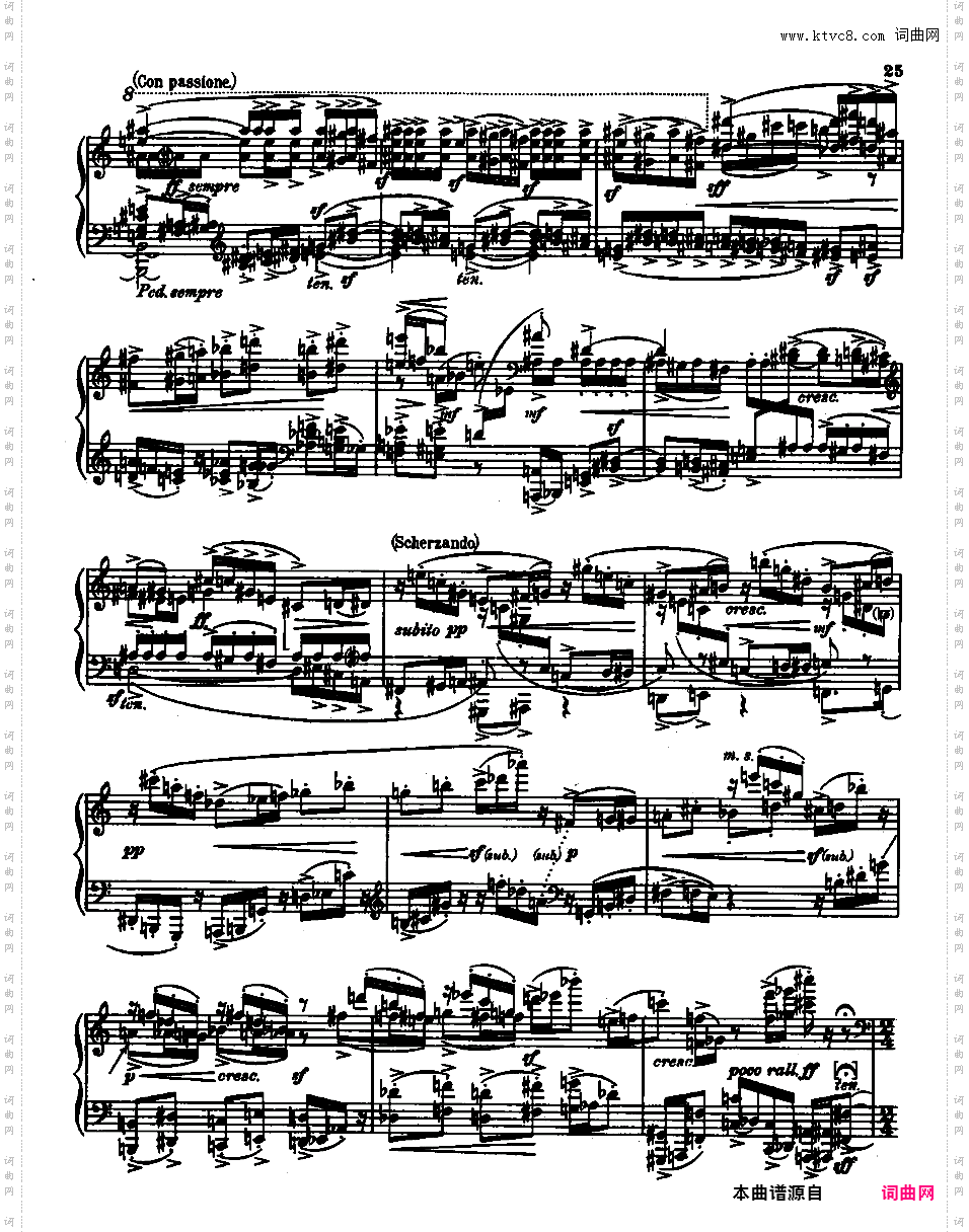 第三钢琴奏鸣曲 Piano Sonata No·3 Op·36