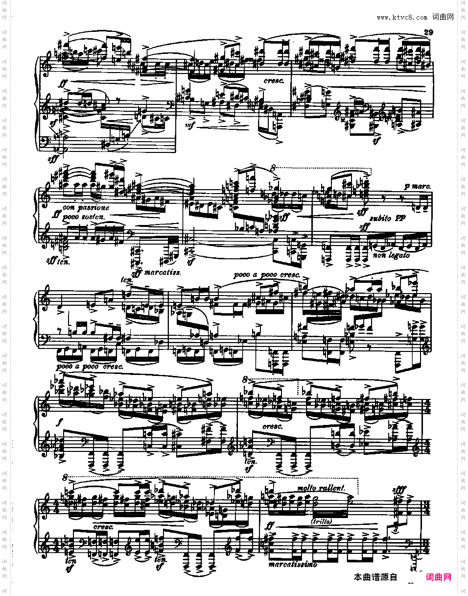第三钢琴奏鸣曲 Piano Sonata No·3 Op·36