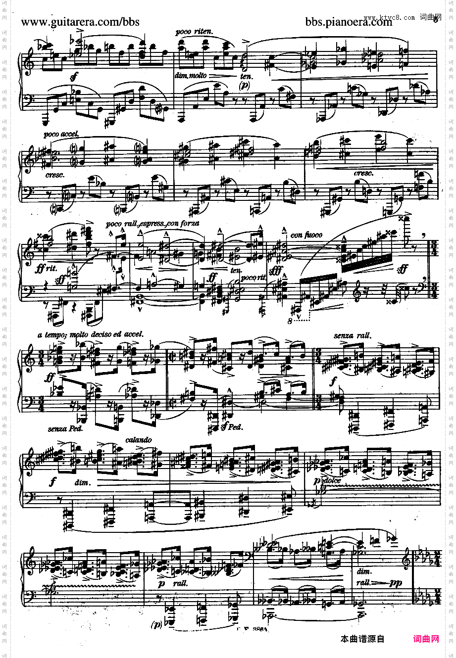 A大调第二钢琴奏鸣曲 Piano Sonata No·2 in A Major Op·21