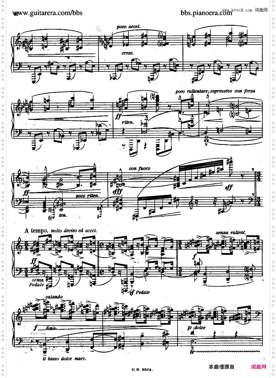 A大调第二钢琴奏鸣曲 Piano Sonata No·2 in A Major Op·21