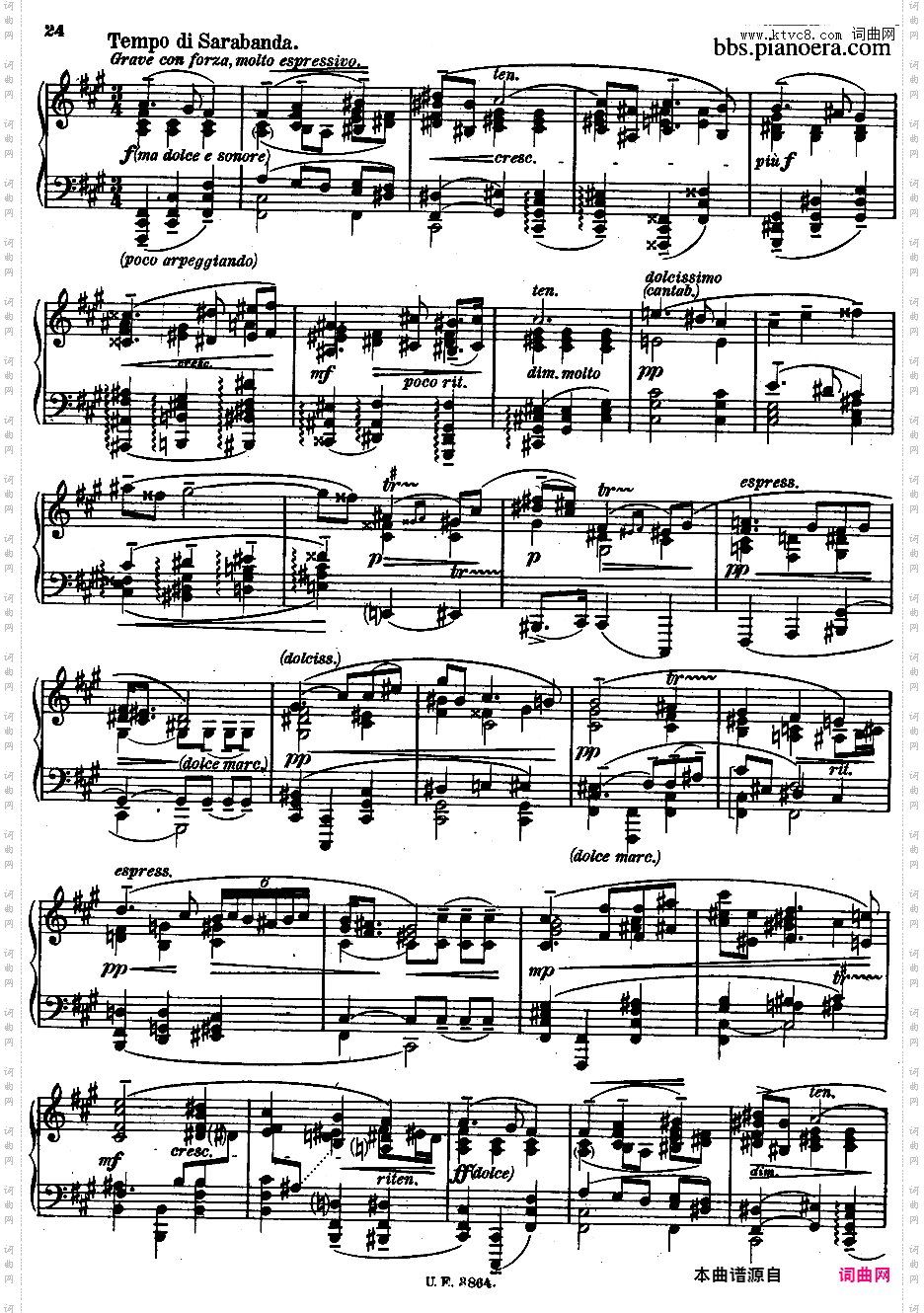 A大调第二钢琴奏鸣曲 Piano Sonata No·2 in A Major Op·21