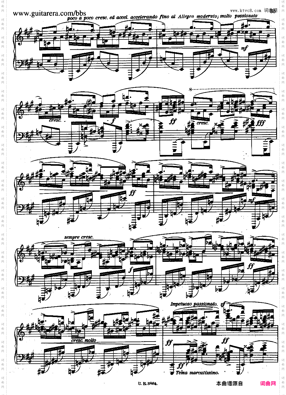 A大调第二钢琴奏鸣曲 Piano Sonata No·2 in A Major Op·21