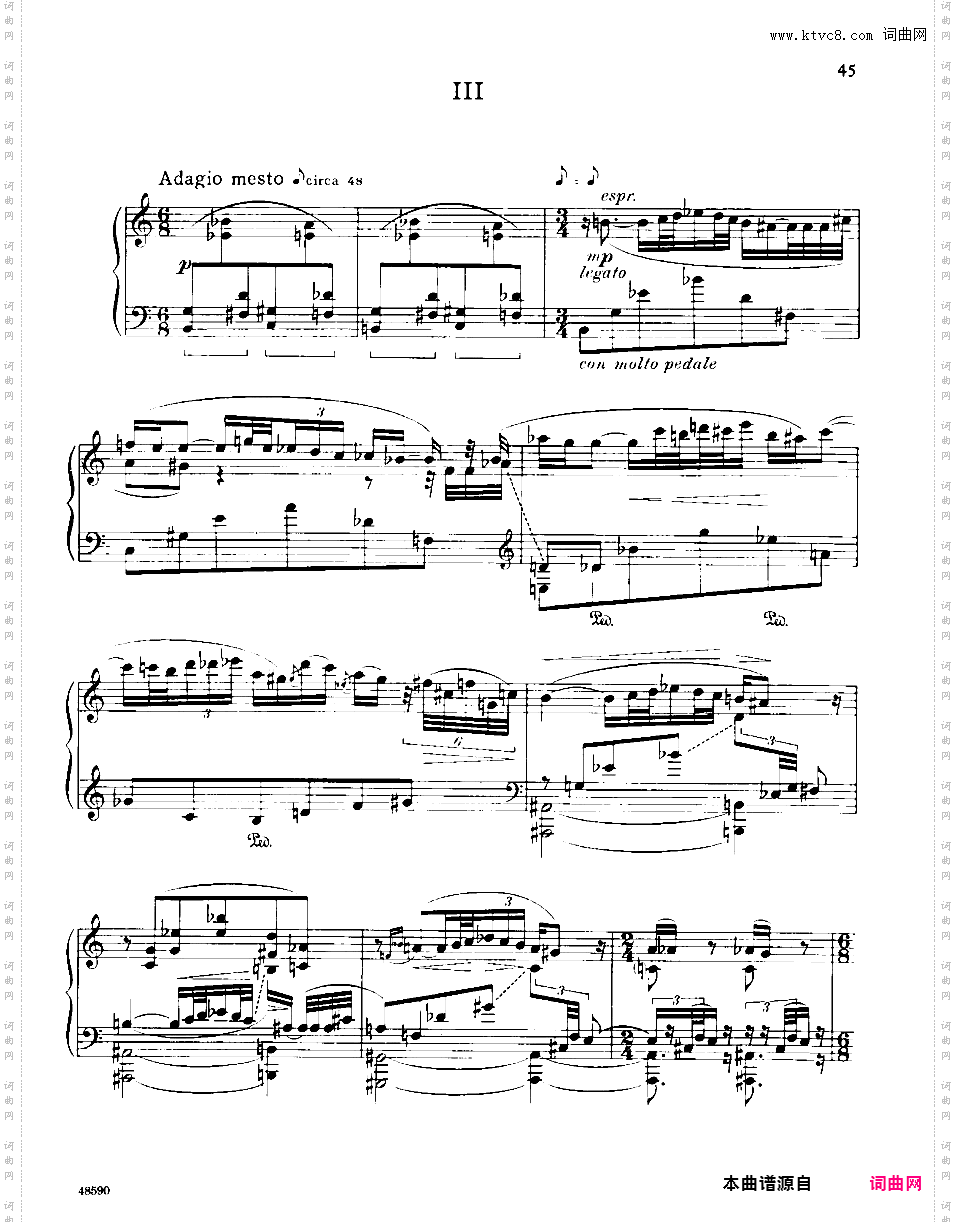 钢琴奏鸣曲 Piano Sonata Op·26