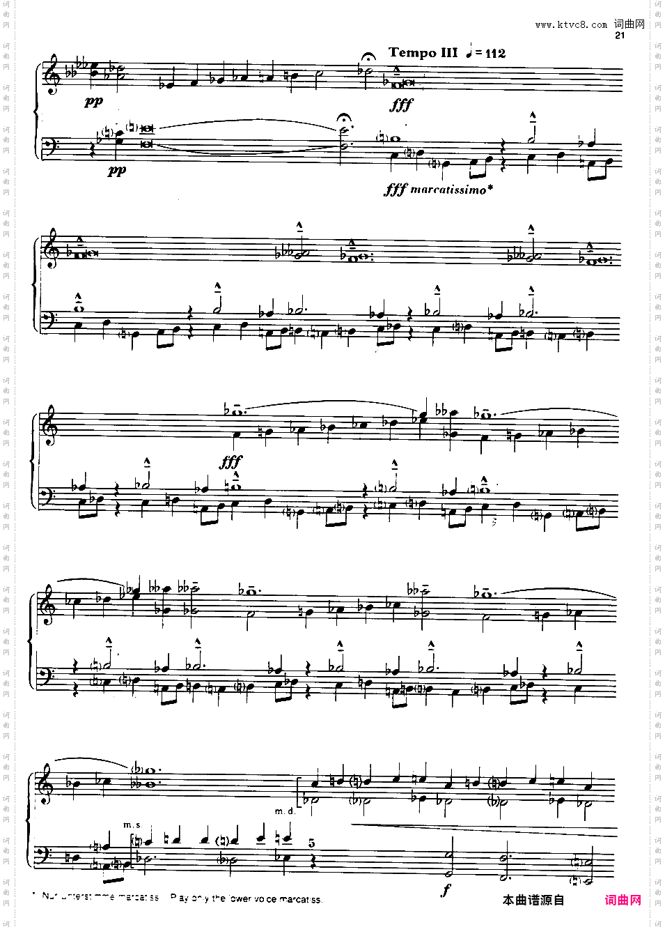 第三钢琴奏鸣曲 Piano Sonata No·3