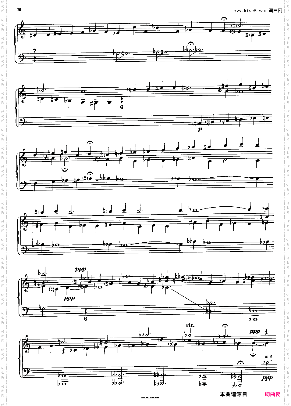 第三钢琴奏鸣曲 Piano Sonata No·3