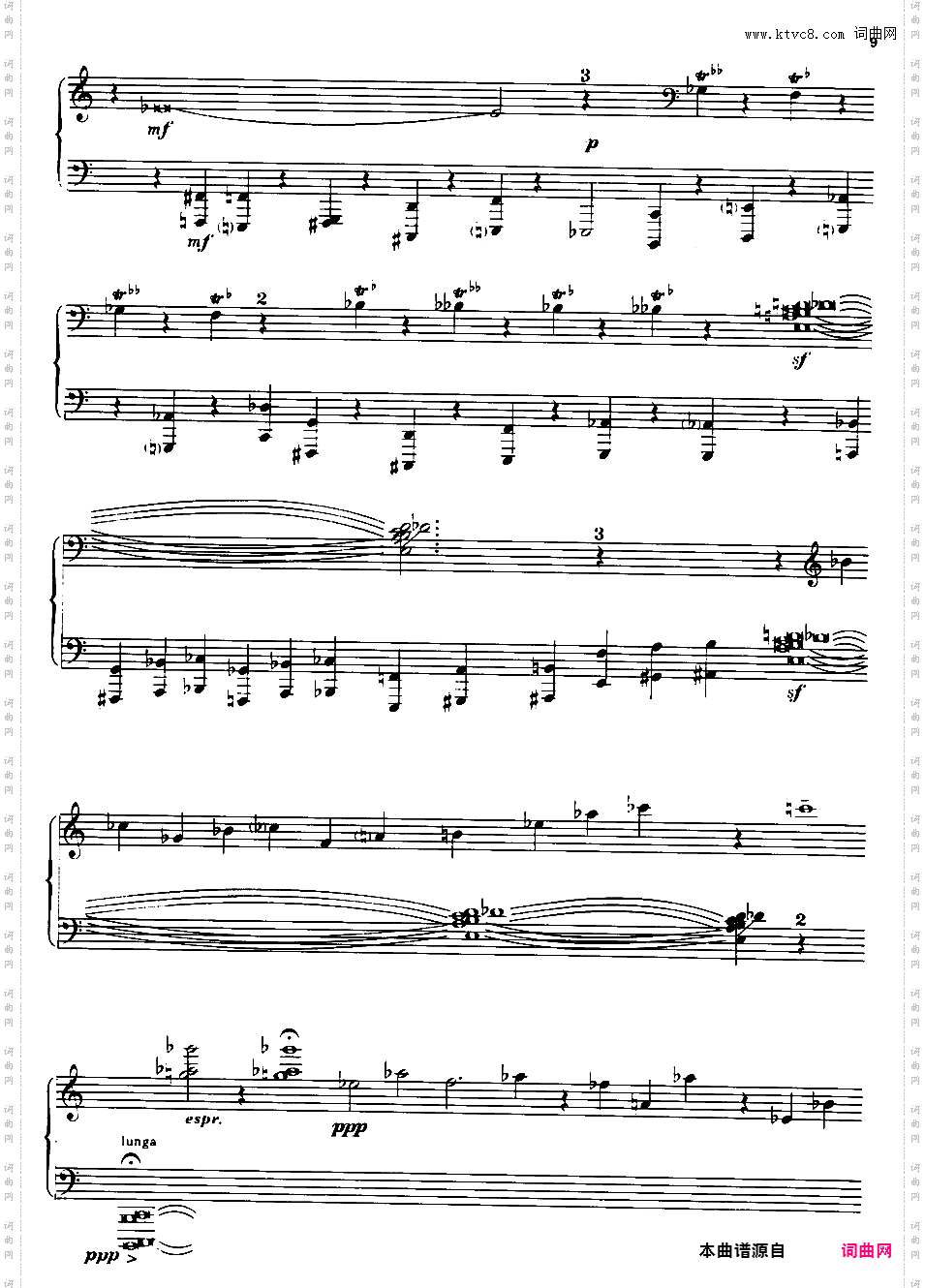 第四钢琴奏鸣曲 Piano Sonata No·4