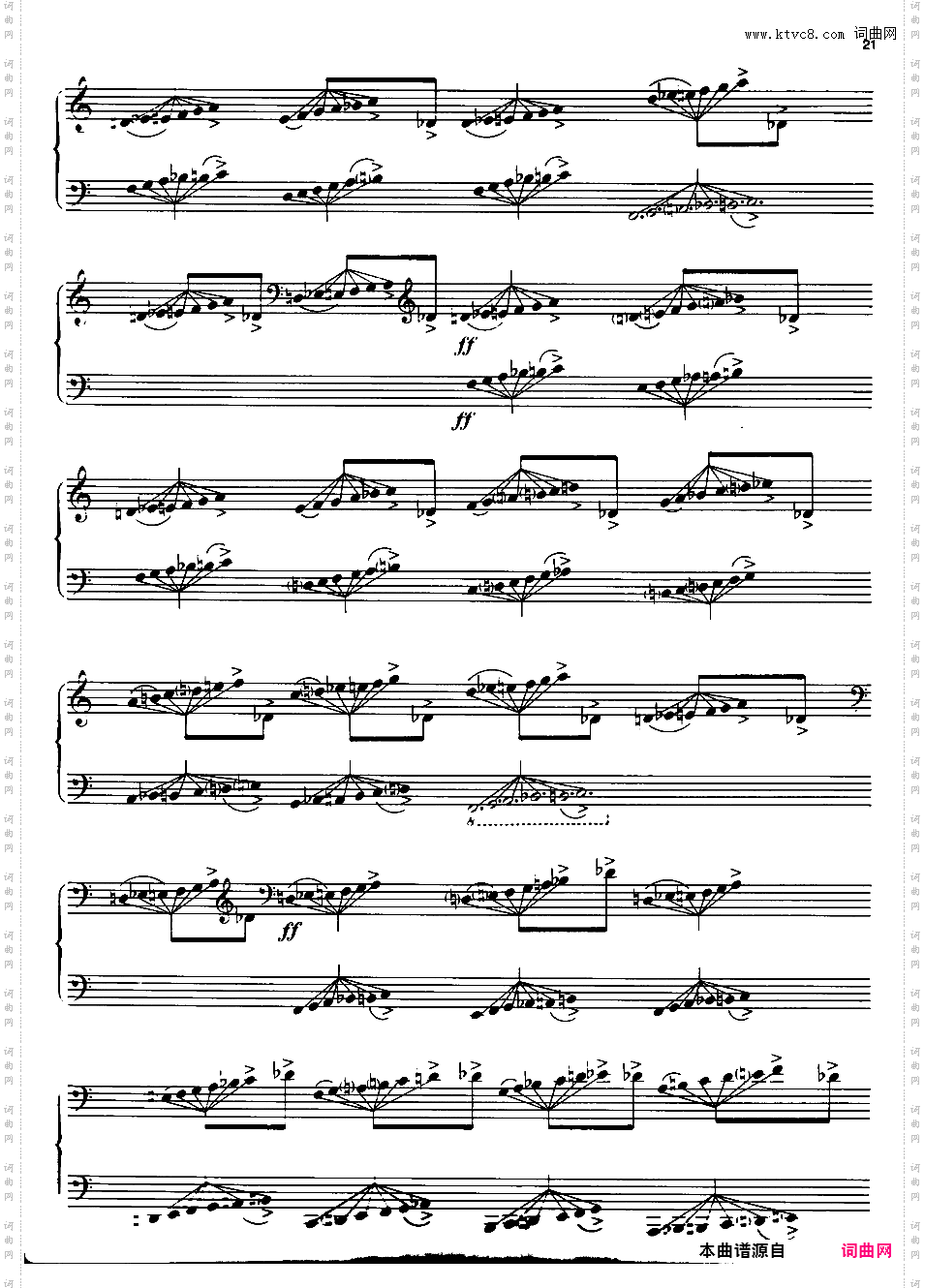 第五钢琴奏鸣曲 Piano Sonata No·5