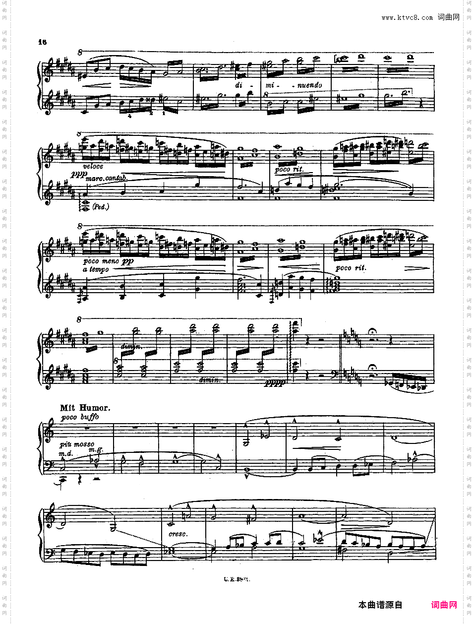 波兰民歌主题变奏曲 Variations on a Polish Folk Theme Op·10