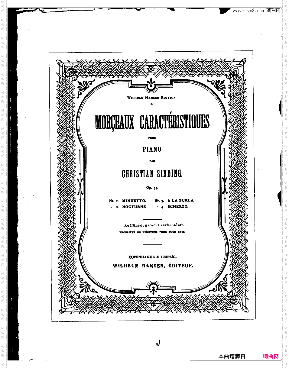 Pezzi Caratteristici op53