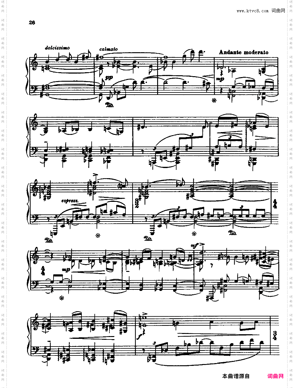 钢琴奏鸣曲 Piano Sonata H·160
