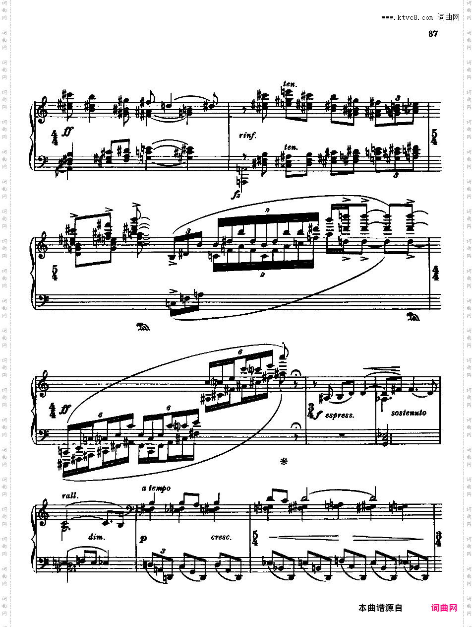 钢琴奏鸣曲 Piano Sonata H·160
