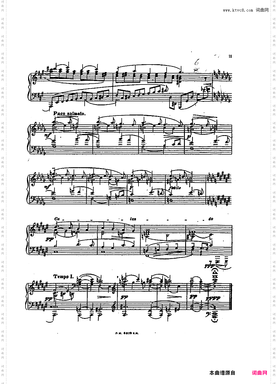 三首夜曲Trois Nocturnes op51