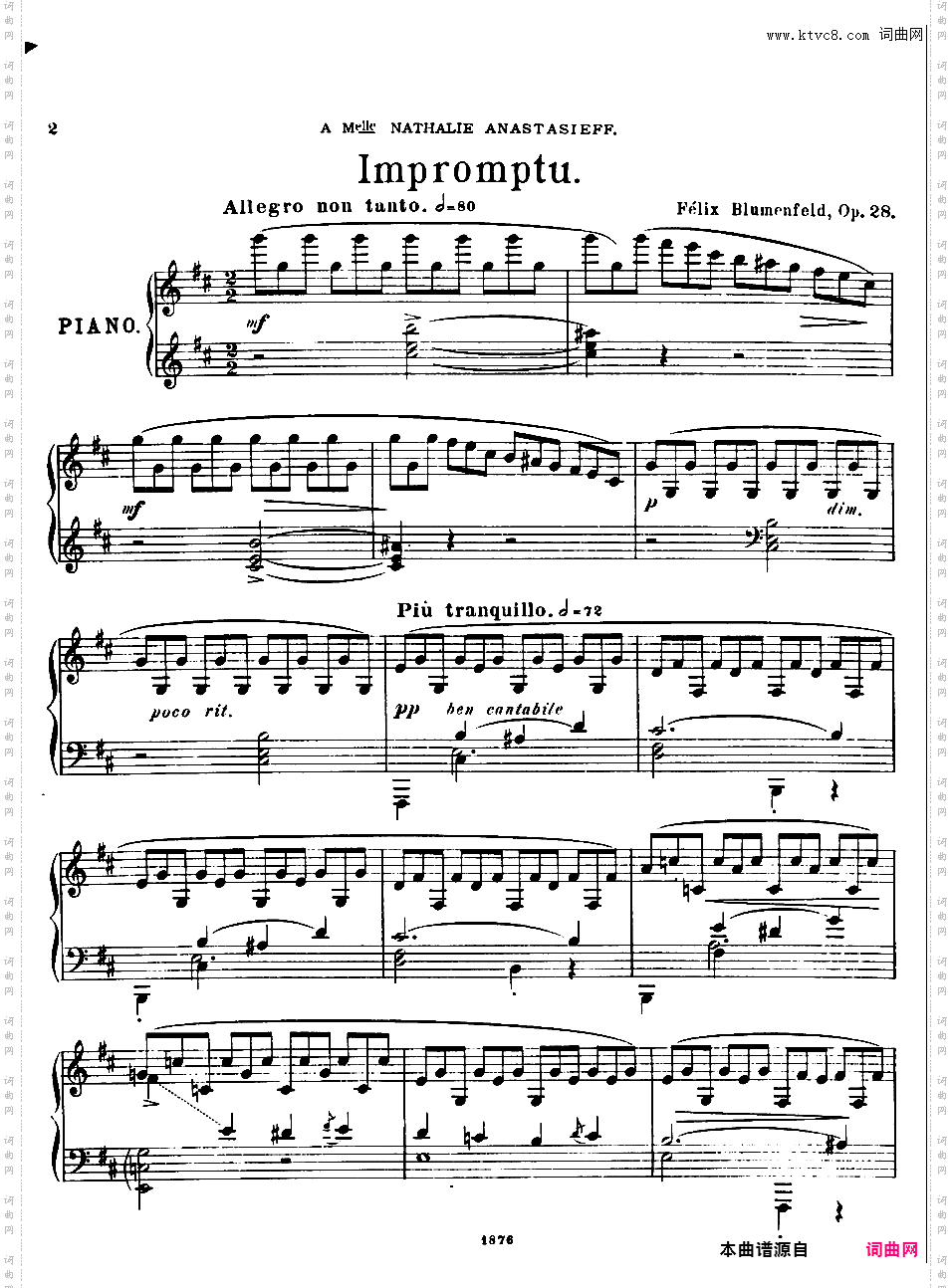 即兴曲 Impromptu op28