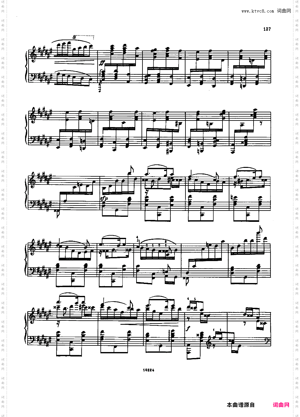 升F大调第三谐谑曲 Scherzo No·3 in F-sharp Major