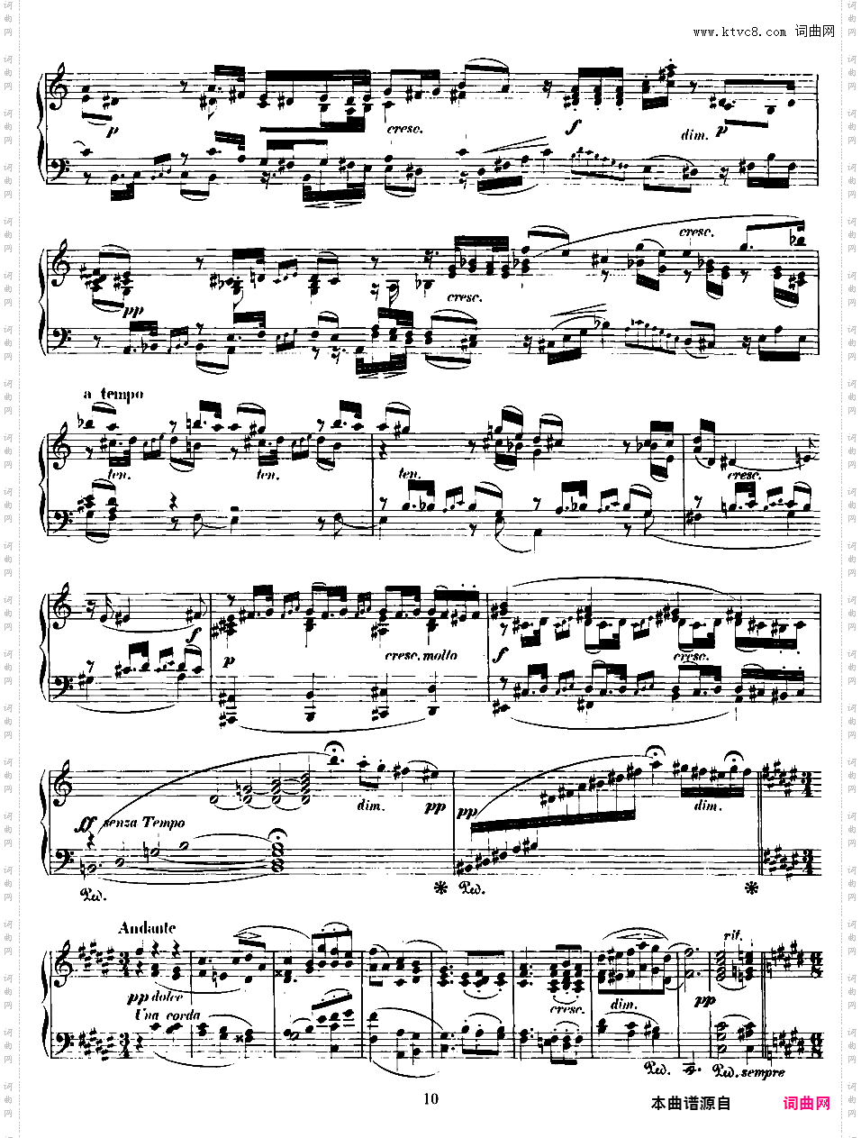 E大调第一钢琴奏鸣曲 Piano Sonata No·1 in E Major Op·6