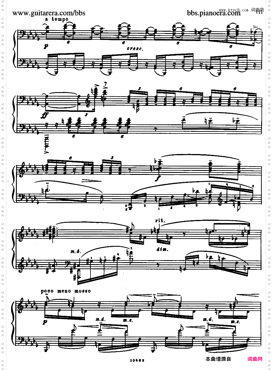 降b小调第二钢琴奏鸣曲 Piano Sonata No·2 in b-flat Minor Op·36Rachmaninoff - Piano Sonata No·2 in b-flat Minor Op·36 1913年版本