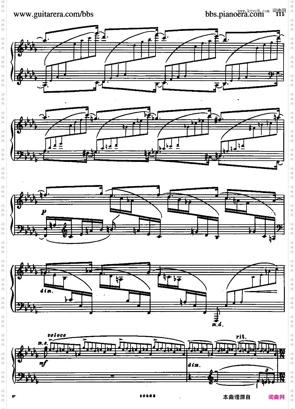 降b小调第二钢琴奏鸣曲 Piano Sonata No·2 in b-flat Minor Op·36Rachmaninoff - Piano Sonata No·2 in b-flat Minor Op·36 1913年版本