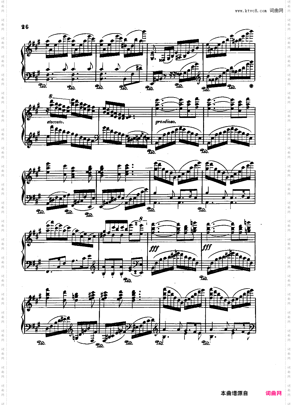 A大调第四钢琴奏鸣曲 Piano Sonata No·4 Op·72