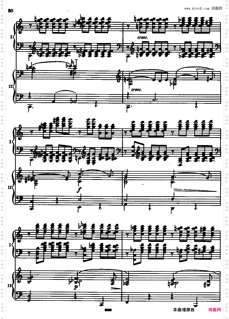 g小调第四钢琴协奏曲 Op·40rah-con-4-II-III