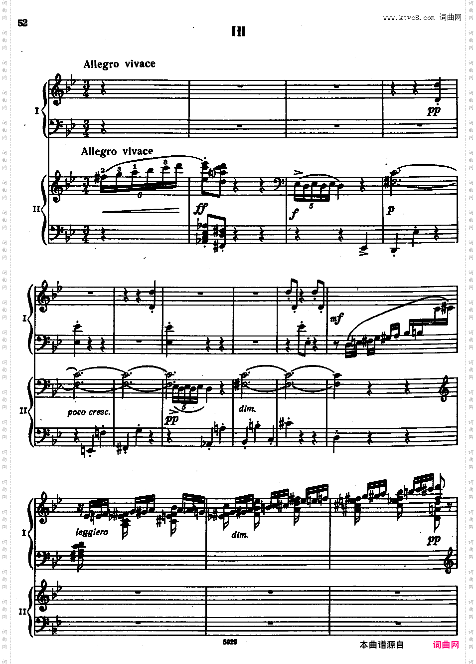 g小调第四钢琴协奏曲 Op·40rah-con-4-II-III