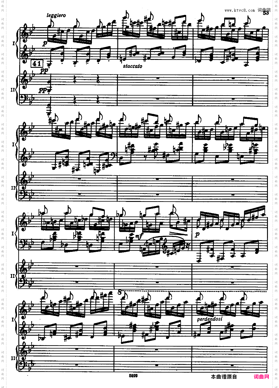 g小调第四钢琴协奏曲 Op·40rah-con-4-II-III