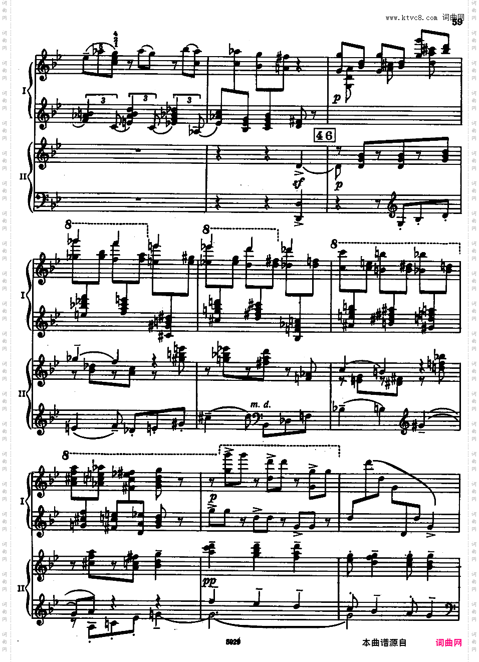 g小调第四钢琴协奏曲 Op·40rah-con-4-II-III